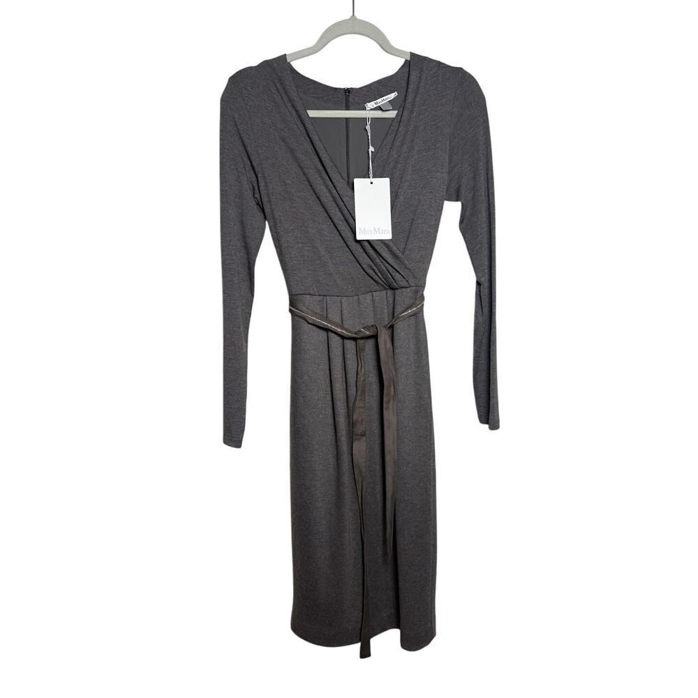 NWT MaxMara Virgin Wool Wrap Dress – Women’s Size 4